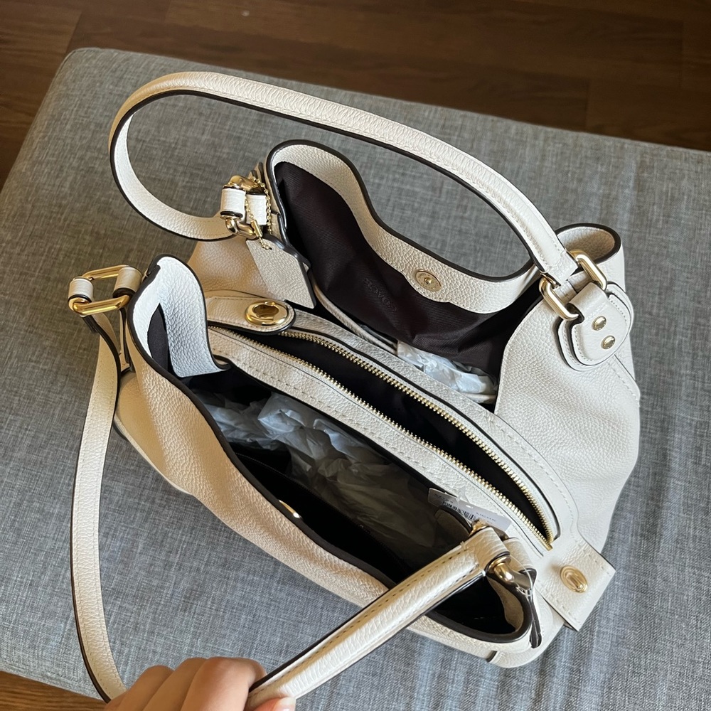 White coach purse
